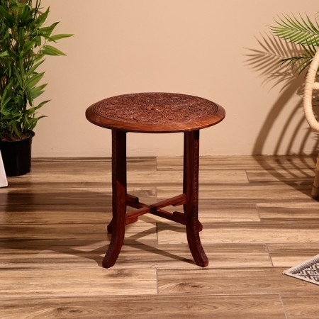 Coffee table 45x45x50 cm, shisham tree