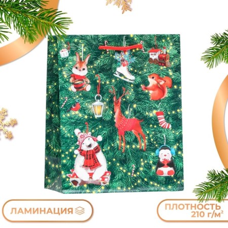 Gift package "Christmas tree with jewelry", 18 x 22.3 x 10 cm