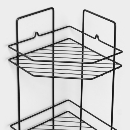 Corner regiment for the bathroom 4-tier economy, 219 × 219 × 836 mm, color copper spark-1