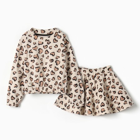 Kidshot (sweatshirt and skirt) KAFTAN LEO LOVE R.34 (122-128)-4