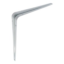 Bracket, 250x200x0.9 mm, metal, chromium color, 1 pc.