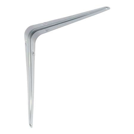 Bracket, 250x200x0.9 mm, metal, chromium color, 1 pc.