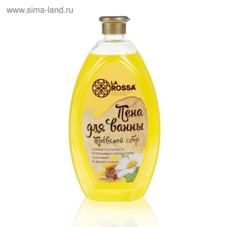 Bath foam La Rossa moisturizing herbal collection, 1 liter-2