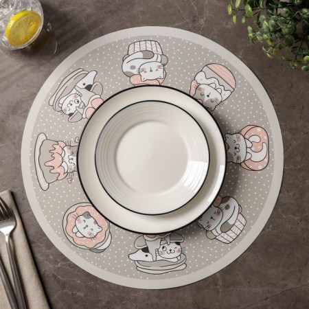 Serving napkin on the table "MUR", d = 36 cm