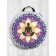 Pillow Sidushka "Meditation on the petals", decorative, d = 52 cm