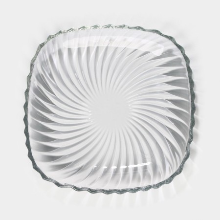 Glass plate Santa, D = 24 cm