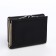 Women's wallet on the button, black color