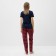 Homemade female set (T -shirt/pants), blue color, size 48