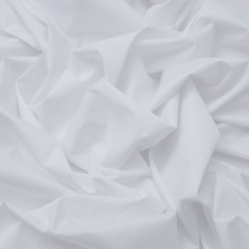 Fabric shirt smoothly chopped cotton, width 150 cm, white color