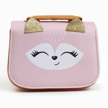 Children's bag "Fox", with ears of the river. 16*12*6.5 cm-2