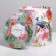 Set of boxes 5 in 1, gift packaging, Flowers, 13 x 14–19.5 x 22 cm
