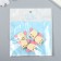 Decor for creativity plastic "Tender owl with a loop" 0.8x3x2.2 cm