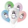 Latex ball 14 “Unicorn and stars” 5 centers, set of 25 pcs.
