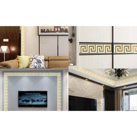Interior stickers "Labyrinth", mirror, wall decor, set 10 pcs, 10 x 10 cm-3