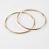 Pens for the bag "circle", metal, d = 10 cm, 2 pcs, gold color