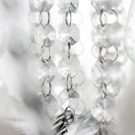 Svetogor chandelier "Butle" 8x60W E27 LED lighting chrome 60x60cm-15