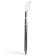 Folding chair on a metal frame, white