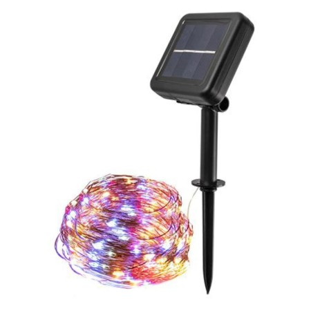 Sadovy LED lamp FAZ, SLR-G03-200M, thread, 200LED, with peg, solar battery