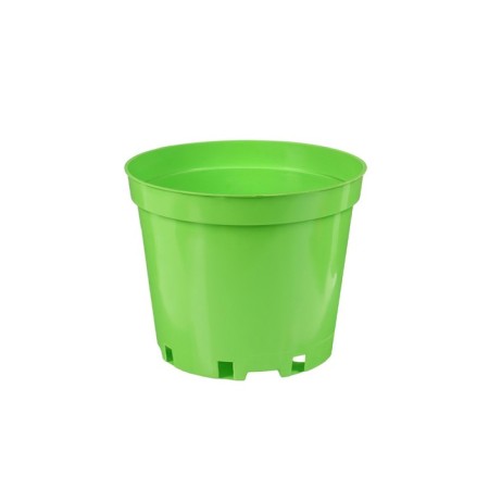 Pot for seedlings, 5 l, d = 22 cm, h = 18 cm, green, greengo-6