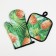 Kitchen set of the pineapples of pineapple a grab 17*17 cm, mittens-seging 26*16 cm, 100% p/e