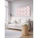Decorative panel with photo printing "Multi -colored hearts", horizontal, size 100x150 cm