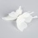 Decor for creativity "Butterfly", three -layer, set of 12 pcs., Size 1 pc. - 5 × 4.5 cm, milk color