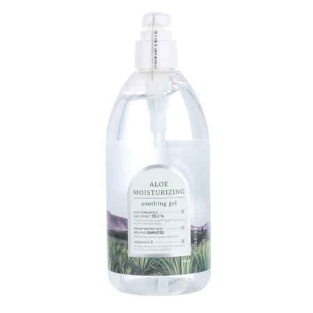 Facial and body gel Deoproce Aloe Moisturizing, 390 ml