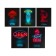 A set of notebooks of 5 pieces, 36 sheets in the Calligrata "Neon" cage, covered cardboard, offset unit