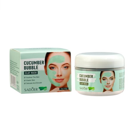 Bubble green face mask, oxygen with cucumber, deep cleansing and moisturizing, 100 g