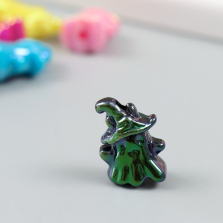 Busina for creativity plastic "Bringing color, mother -of -pearl" mix 2.1x1.6x1.2 cm-1