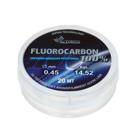 Monophile FX FX FX FLUOROCARBON 100%, diameter 0.45 mm, test 14.52 kg, 20 m, transparent-1