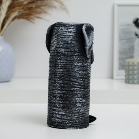 Figure "Elephant Hathi" gray with painting, 20cm-2