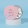 Pocket mirror “inscriptions”, d = 7 cm, color mix