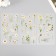 Stickers plastic "chamomile" set of 6 sheets 10x18 cm
