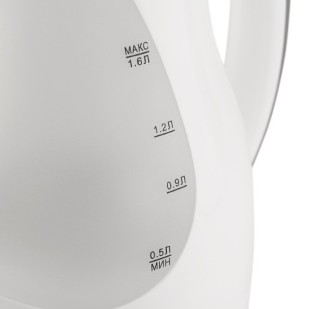 Electric kettle Galaxy Gl 0200, plastic, 1.6 l, 2200 watts, white-gray-4