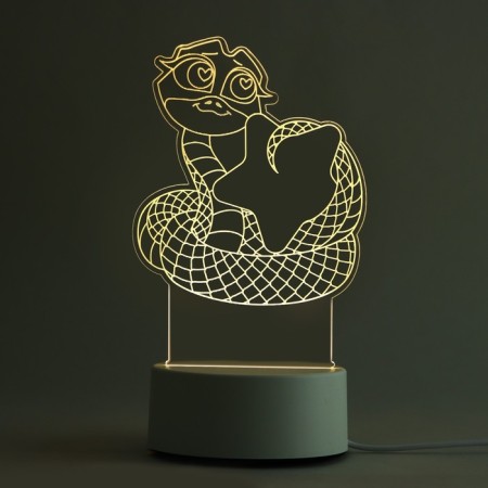 Acrylic lamp "Magic moments", 11.8 x 22 cm, model GBV-0121-1