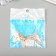 Decor for creativity Plastic "Butterfly Golden Network" MIX 2.3x3.8 cm