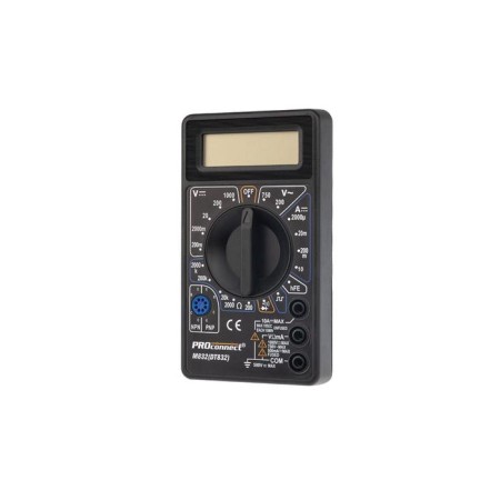 Multimeter Proconnect M832 13-3012, 1x9 B, diode test, "B (call" mode-1