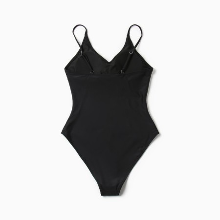 Swimsuit Asseting female plain minaku color black, size 48-6