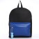 School textile school with pockets, 38x29x11 cm, black color