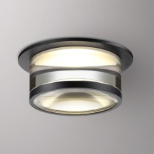 Lamp built -in Novotech. GEM, 9W, GU10, 58x98x98 mm, black color