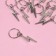 Hair piercing "Lightning", 4.1 × 1.3 cm, 10 pcs, silver color