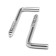 Scurop-Kostle, tundra, white zinc, 3x40 mm, 10 pcs