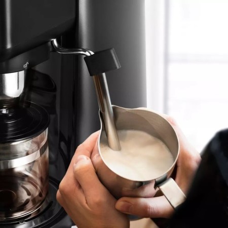 Coffee machine KitFort KT-7259, Rozhkova, 800 watts, 0.24 l, cappuccino, black-3