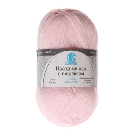 Yarn "Festive" 48% Kashmilon (pan), 48% acrylic, 4% metered 160m/50g (293 roses)-1