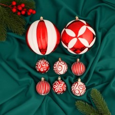 Set of balls plastic D-5 and 12 cm, 14 pcs 