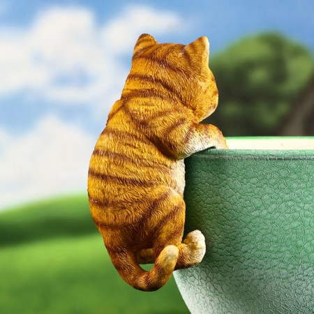 Suspended decor "Cat" 10x9x18cm-2