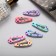 Invisibility for hair "Beatrice" (set 6 pcs) love, 5 cm, mix
