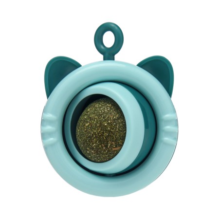 A toy for cats with cat mint "rotating cat", 6.9 x 5.5 cm, blue-3
