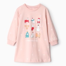 Bogochka for the girl, pink color, height 122-128 cm
